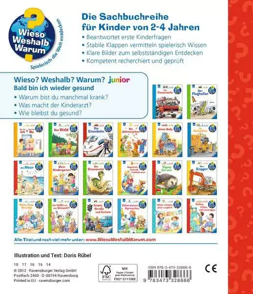 Ravensberger Matratzen Ravensburger Wieso? Weshalb? Warum? junior, Band 45: Bald bin ich wieder gesund Lagerräumung