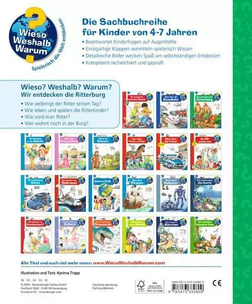 Ravensberger Matratzen Ravensburger Wieso? Weshalb? Warum?, Band 11: Wir entdecken die Ritterburg Zeitlich begrenztes Angebot