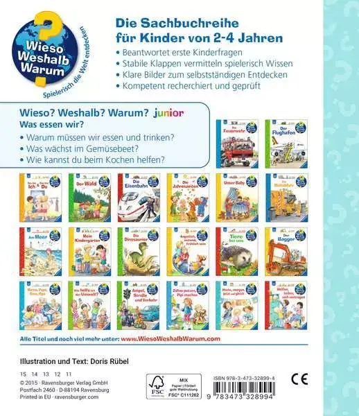 Ravensberger Matratzen Ravensburger Wieso? Weshalb? Warum? junior, Band 53: Was essen wir? Kostenlose Rückgabe