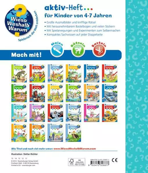 Ravensberger Matratzen Ravensburger Wieso? Weshalb? Warum? aktiv-Heft: Das Meer Bis zu 50% Rabatt
