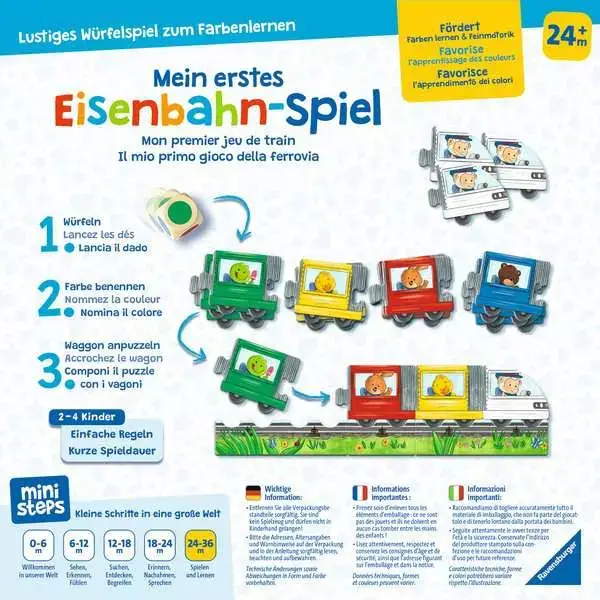 Ravensberger Matratzen Mein erstes Eisenbahn-Spiel - Kinderspiel ab [age] Jahren Nur noch ein Tag übrig