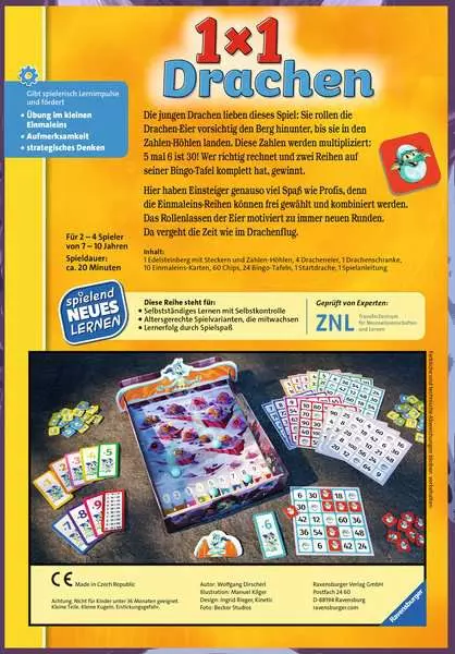 Ravensberger Matratzen 1x1 Drachen - Kinderspiel ab 7 Jahren Outlet
