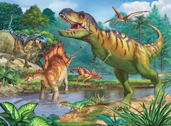 Ravensberger Matratzen Kinderpuzzle ab 6 Jahren - Welt der Dinosaurier - 100 Teile Fabrik Onlineshop