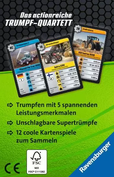 Ravensberger Matratzen Power Traktor - Kartenspiel ab 7 Jahren Rabatt