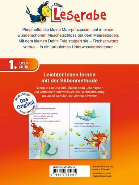 Ravensberger Matratzen Leserabe mit Mildenberger Silbenmethode: Pimpinella Meerprinzessin und der Delfin Osterangebot