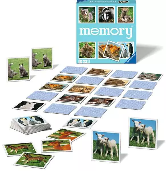 Ravensberger Matratzen memory® Tierkinder - Kinderspiel ab 3 Jahren Muttertagsangebot