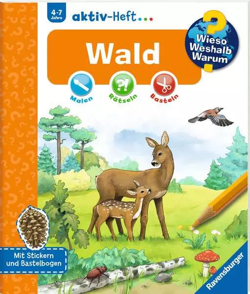 Ravensberger Matratzen Ravensburger Wieso? Weshalb? Warum? aktiv-Heft: Wald Vatertagsangebot