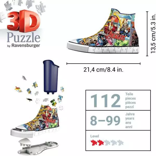 Ravensberger Matratzen 3D Puzzle Sneaker - Avengers VIP-Rabatte