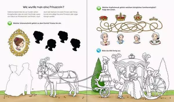 Ravensberger Matratzen Ravensburger Wieso? Weshalb? Warum? aktiv-Heft: Prinzessinnen Tiefpreis