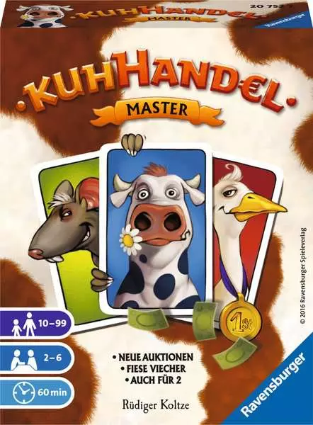 Ravensberger Matratzen Kuhhandel Master - Kartenspiel ab 10 Jahren Super Sparpreis