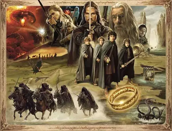 Ravensberger Matratzen Puzzle 2000 Teile - LOTR: The Fellowship of the Ring Wochenangebot