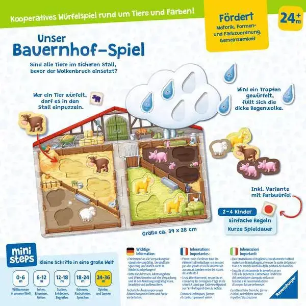 Ravensberger Matratzen Unser Bauernhof-Spiel - Kinderspiel ab [age] Jahren Letzte 3 Tage