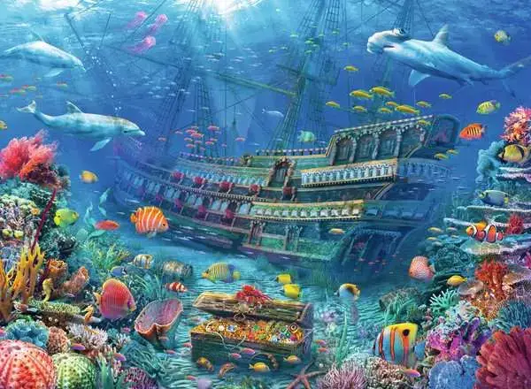 Ravensberger Matratzen Kinderpuzzle ab 8 Jahren - Versunkenes Schiff - 200 Teile JETZT KAUFEN