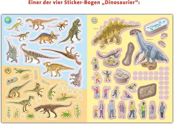 Ravensberger Matratzen Ravensburger Wieso? Weshalb? Warum? Stickerheft: Dinosaurier Neueste Stile