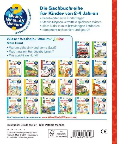 Ravensberger Matratzen Ravensburger Wieso? Weshalb? Warum? junior, Band 41: Mein Hund Zeitbegrenzte Promotion