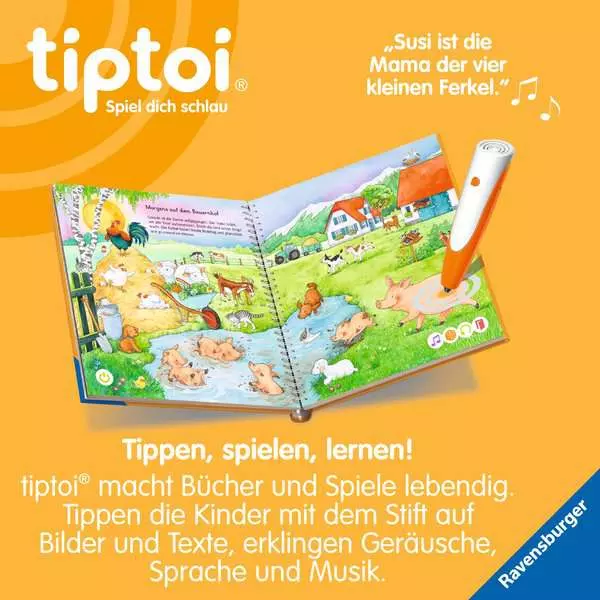 Ravensberger Matratzen tiptoi® Mein Wörter-Bilderbuch Tiere Nur für heute