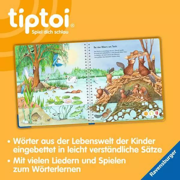 Ravensberger Matratzen tiptoi® Mein Wörter-Bilderbuch Tiere Nur für heute