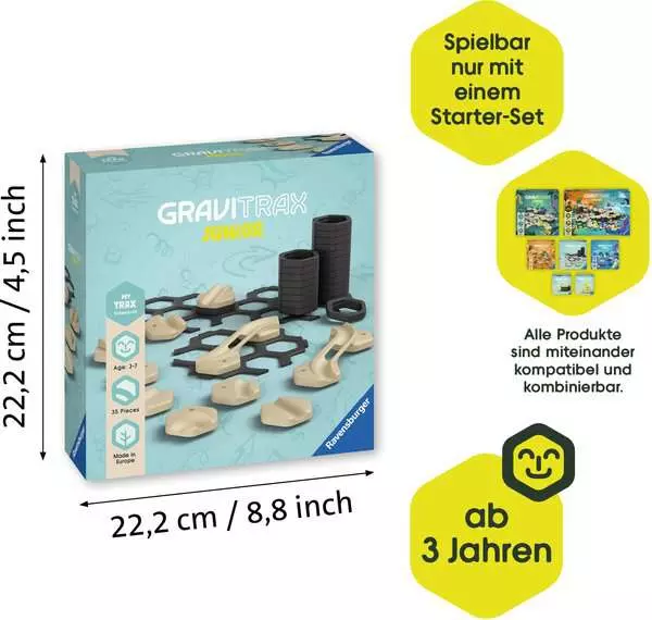 Ravensberger Matratzen GraviTrax Junior Extension Trax - Kugelbahn-Erweiterung für Kinder ab 3 Jahren Clearance-Verkauf