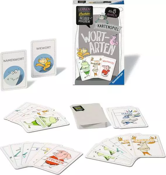 Ravensberger Matratzen Lernen Lachen Selbermachen: Wortarten - Kartenspiel ab 8 Jahren Black Friday Preise