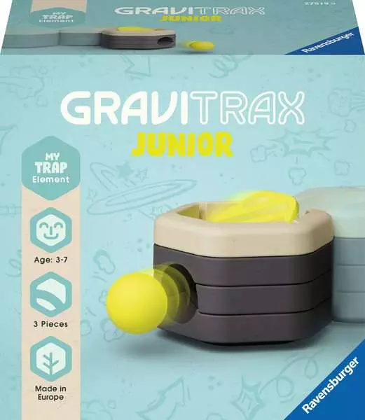 Ravensberger Matratzen GraviTrax Junior Element Trap - Kugelbahn-Erweiterung für Kinder ab 3 Jahren 50% Rabatt für begrenzte Zeit