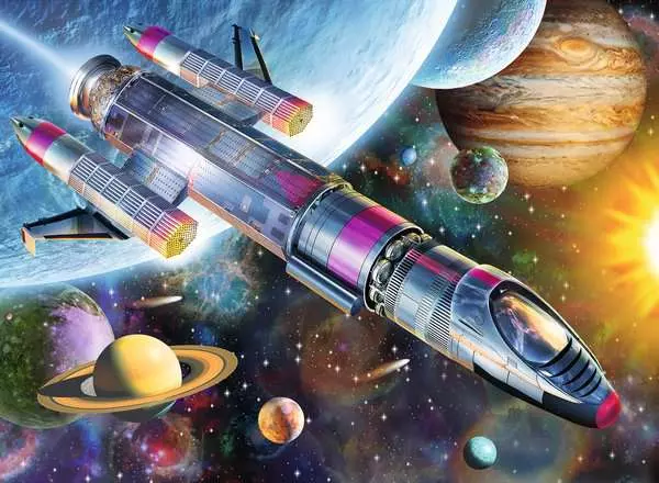 Ravensberger Matratzen Kinderpuzzle ab 6 Jahren - Mission im Weltall - 100 Teile Fabrikverkauf