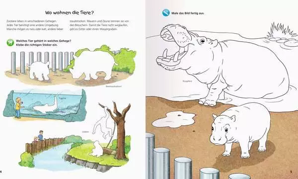 Ravensberger Matratzen Ravensburger Wieso? Weshalb? Warum? aktiv-Heft: Im Zoo Kostenloser Versand