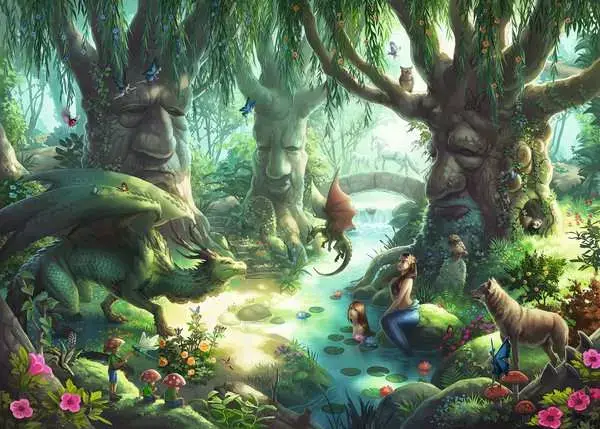 Ravensberger Matratzen Kinderpuzzle ab 9 Jahren - EXIT Puzzle Kids Der magische Wald - 368 Teile Rabatt