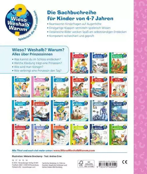 Ravensberger Matratzen Ravensburger Wieso? Weshalb? Warum?, Band 15: Alles über Prinzessinnen Saisonschlussverkauf