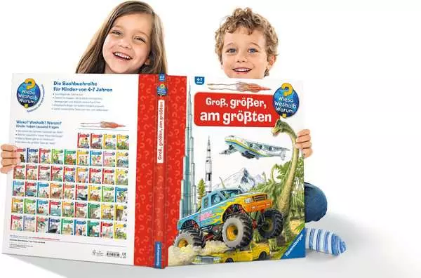 Ravensberger Matratzen Ravensburger Wieso? Weshalb? Warum?: Groß, größer, am größten (Riesenbuch) Große Rabatte