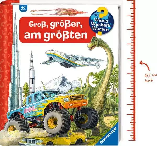 Ravensberger Matratzen Ravensburger Wieso? Weshalb? Warum?: Groß, größer, am größten (Riesenbuch) Große Rabatte