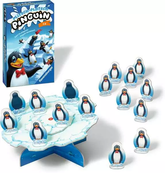 Ravensberger Matratzen Plitsch-Platsch Pinguin - Reisespiel ab 4 Jahren Neuheiten