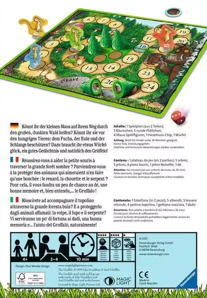Ravensberger Matratzen Wo ist der Grüffelo? - Kinderspiel ab 4 Jahren Sonderangebot der Fabrik