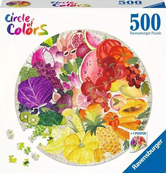 Ravensberger Matratzen Puzzle 500 Teile - Circle of Colors - Fruits & Vegetables Vierteljährliche Förderung