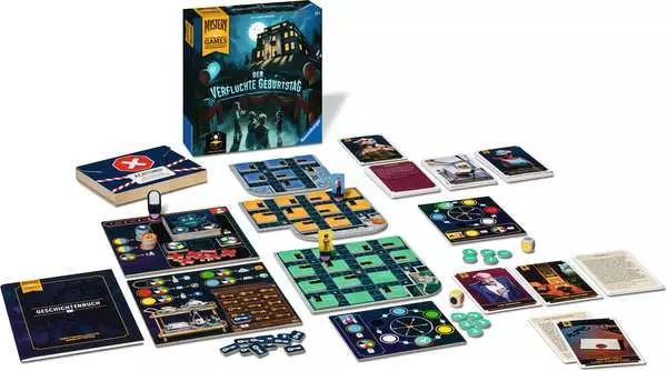 Ravensberger Matratzen Mystery Games – Der verfluchte Geburtstag - Spiel ab 12 Jahren Kostenloser Versand international