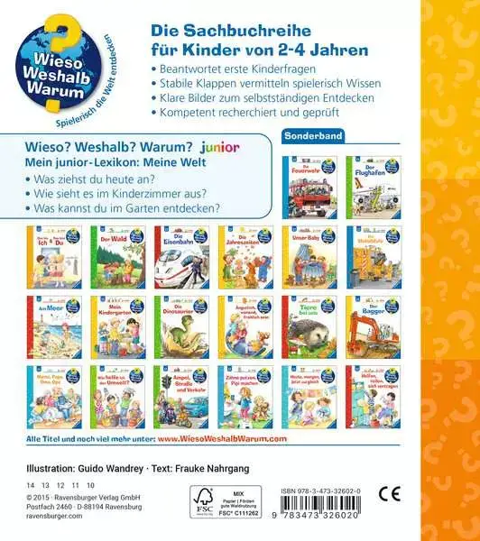 Ravensberger Matratzen Ravensburger Wieso? Weshalb? Warum? Mein junior-Lexikon: Meine Welt Fabrikladen