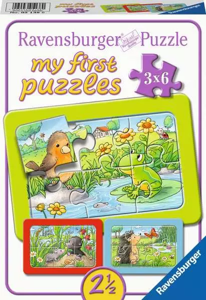 Ravensberger Matratzen Kinderpuzzle ab 2 Jahren - Kleine Gartentiere - 6 Teile Rabatte dieses Monats
