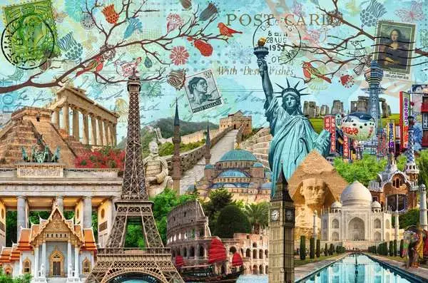 Ravensberger Matratzen Puzzle 5000 Teile - Big City Collage Auslauf