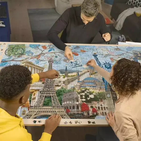 Ravensberger Matratzen Puzzle 5000 Teile - Big City Collage Auslauf