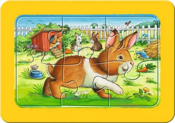 Ravensberger Matratzen Kinderpuzzle ab 2 Jahren - Meine Tierfreunde - 6 Teile Blitzverkäufe