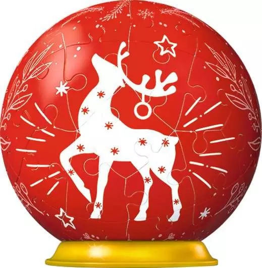 Ravensberger Matratzen 3D Puzzle Ball Weihnachtskugel Rentier Großer Ausverkauf