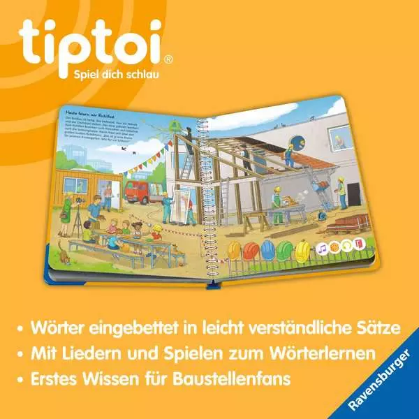 Ravensberger Matratzen tiptoi® Mein Wörter-Bilderbuch Baustelle Cyber Monday