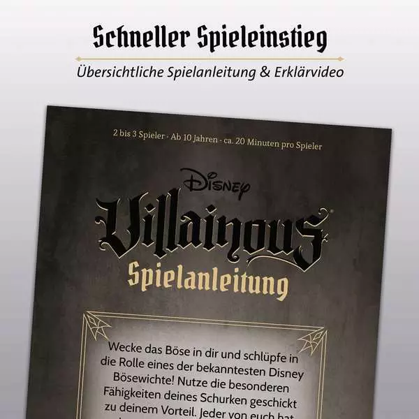 Ravensberger Matratzen Disney Villainous - Spiel ab 10 Jahren Blitzangebot