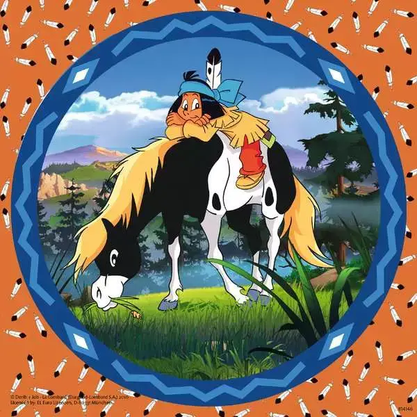 Ravensberger Matratzen Kinderpuzzle ab 5 Jahren - Yakari, der tapfere Indianer - 49 Teile Große Rabatte