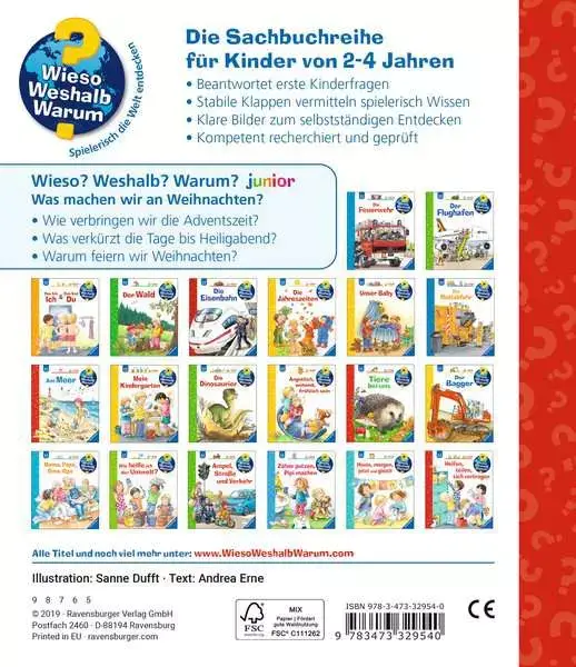 Ravensberger Matratzen Ravensburger Wieso? Weshalb? Warum? junior, Band 44: Was machen wir an Weihnachten? Bestseller