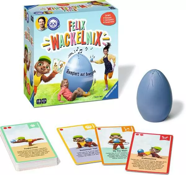 Ravensberger Matratzen Beweg dich schlau! Felix Wackelnix - Kinderspiel ab 5 Jahren Riesige Ersparnisse