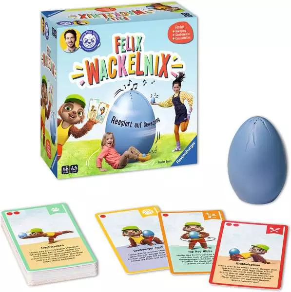 Ravensberger Matratzen Beweg dich schlau! Felix Wackelnix - Kinderspiel ab 5 Jahren Riesige Ersparnisse