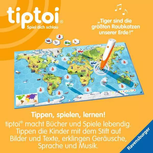 Ravensberger Matratzen tiptoi® Unsere Reise um die Welt - Lernspiel ab 4 Jahren Super Sparpreis