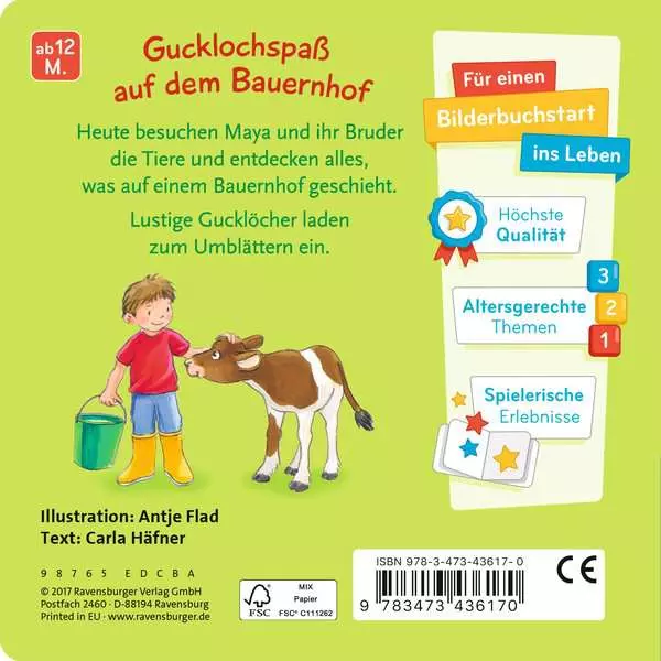 Ravensberger Matratzen Mein Bauernhof Gucklochbuch Begrenzte Freigabe