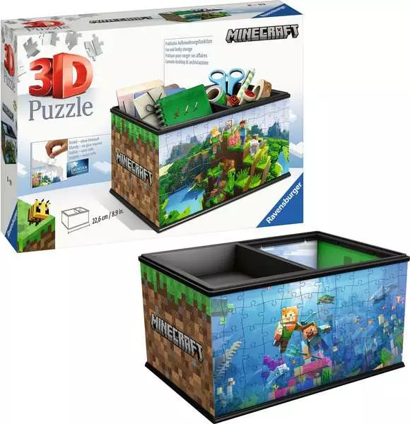 Ravensberger Matratzen 3D Puzzle Aufbewahrungsbox - Minecraft Super Rabatt