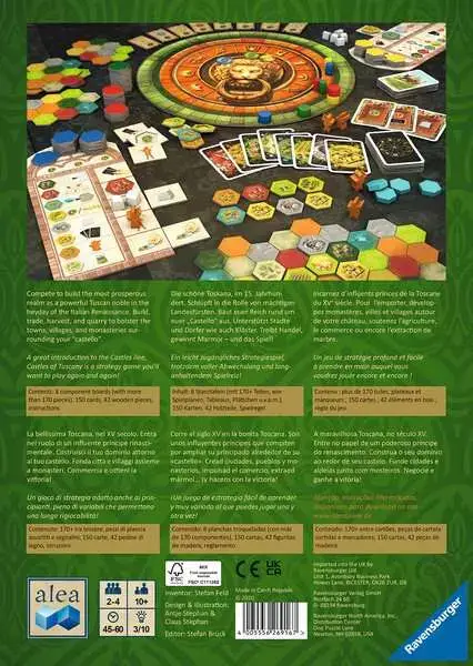 Ravensberger Matratzen The Castles of Tuscany - Spiel ab 10 Jahren 50% Rabatt mit kostenlosem Versand